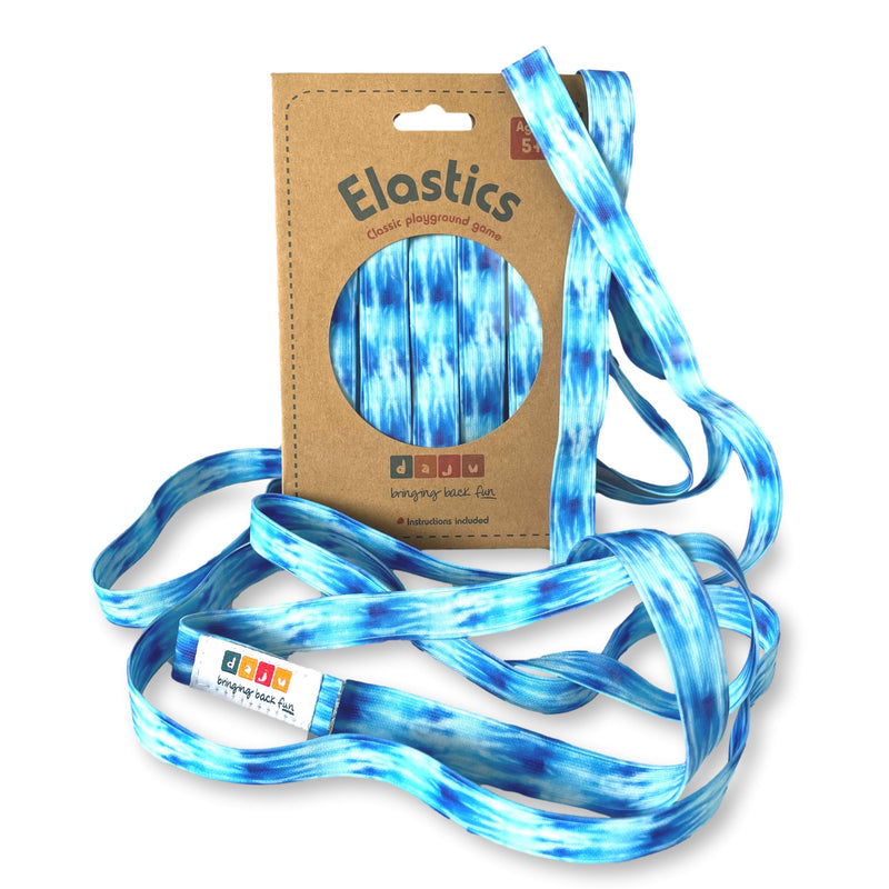 Daju Elastics Playground Game in Blue Tie Dye Design