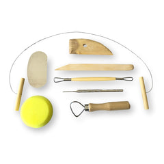 Daju Clay Tools Set - 8 modelling tools for working with clay