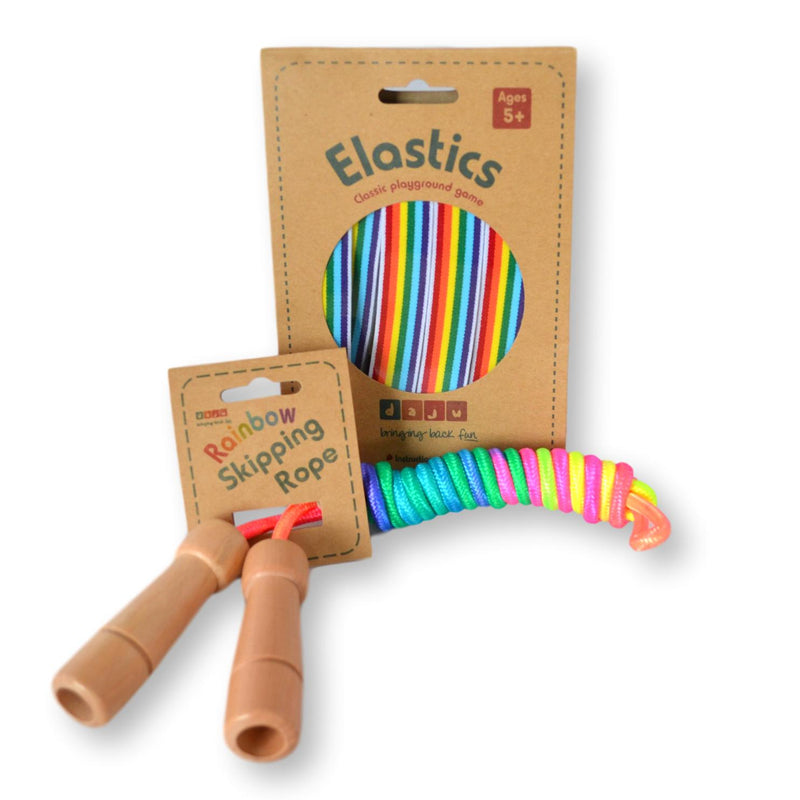 Daju Elastics Playground Game in Rainbow Design - Daju Toys