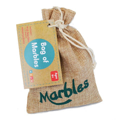 Daju Bag of Marbles - 50 marbles in assorted designs - Classic Playground Game - Daju Toys