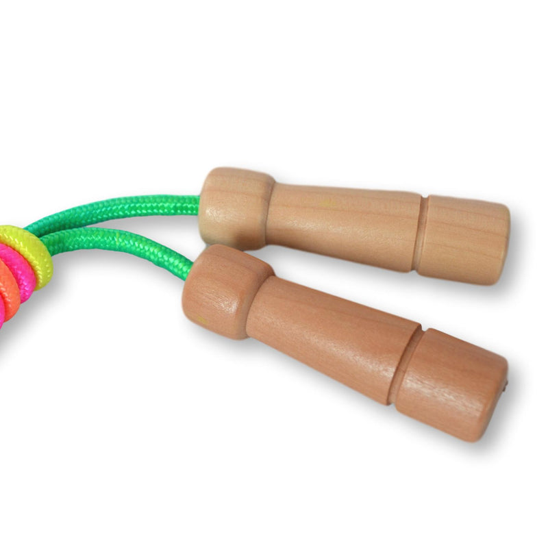 Daju Jumping Games Set - Rainbow Elastics and Skipping Rope - Daju Toys
